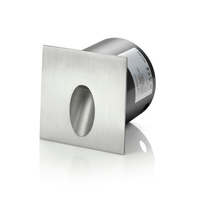 Auraglow Integrated Led Inset Recessed Marker LightSquare from B&Q
