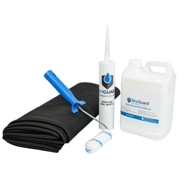 Skyguard Shed Roof KitEpdm Rubber Roofing Kit For Sheds & Outbuildings (4.2M X 2.5M) from B&Q