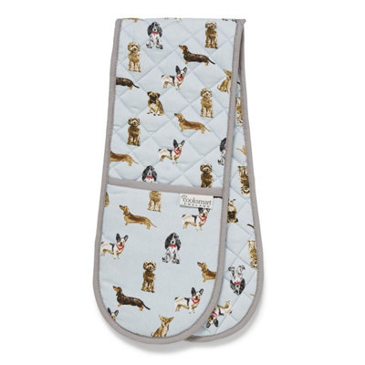 Cooksmart Curious Dogs Double Oven Glove from B&Q