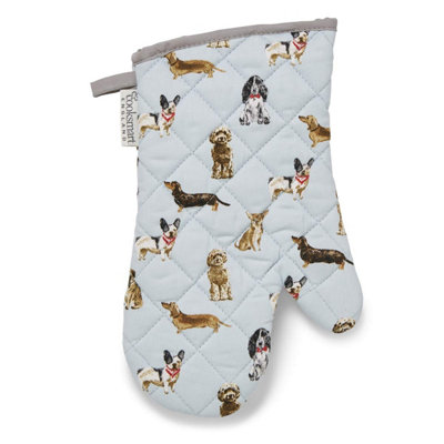 Cooksmart Curious Dogs Kitchen Oven Gauntlet from B&Q