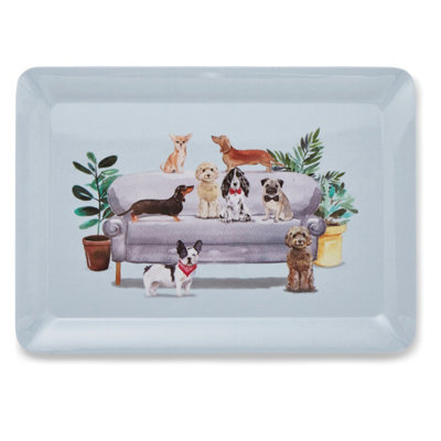 Cooksmart Curious Dogs Large Tray from B&Q