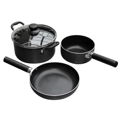 Outdoor Revolution Koga 3-Piece Induction Pan Set Black Extra Large - Outdoor Action - Image 7