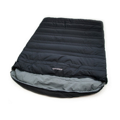 B&Q -  Sun Star Double 300 Dl Anthracite Sleeping Bag