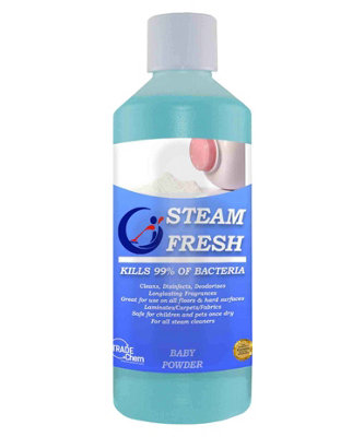 B&Q -  Steam Fresh Steam Cleaner Detergent 500Ml Baby Powder