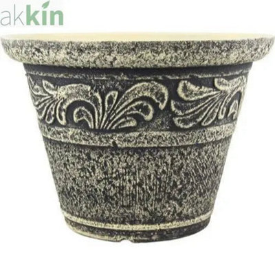  - Stone Look Planter 30Cm Decorative Pot