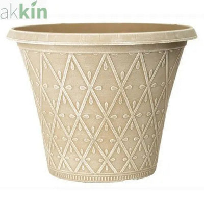 Prisma Planter 12"Powdered Ginger Effect from B&Q