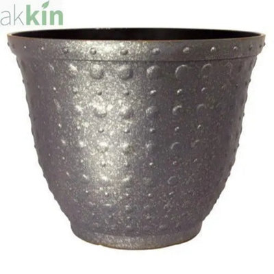 Hobnail Planter 43CmFaux Concrete Effect from B&Q