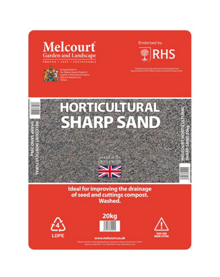 Melcourt  Horticultural Sharp Sand 20Kg from B&Q