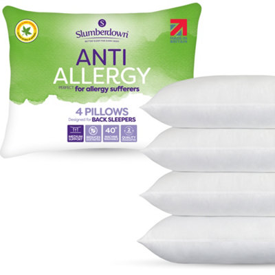 Slumberdown (Medium, 4 Pack) Anti Allergy Pillow Uk Made - Image 13