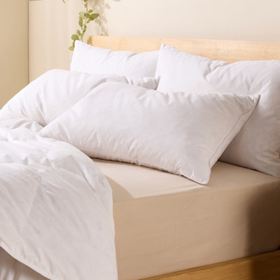Snuggledown Scandinavian Duck Feather And Down Support White Size 4 Pack - Image 12