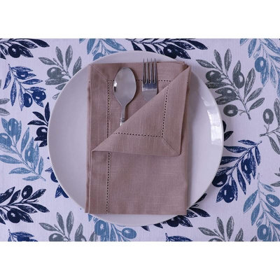 Penguin Home Linen Look With Faggoting Hemstitched Reusable Napkins from B&Q