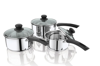 Penguin Home  Professional Induction-Safe Saucepan With Lid from B&Q