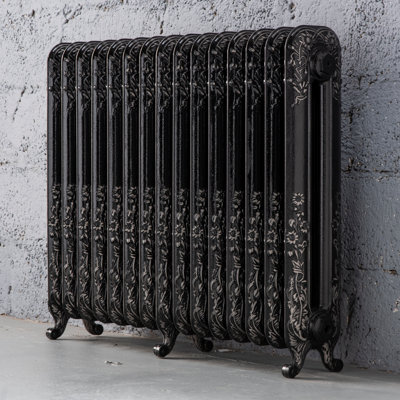 Arroll Daisy Cast Iron Silver 15 Column Radiator(W)1009mm X (H)794mm from B&Q