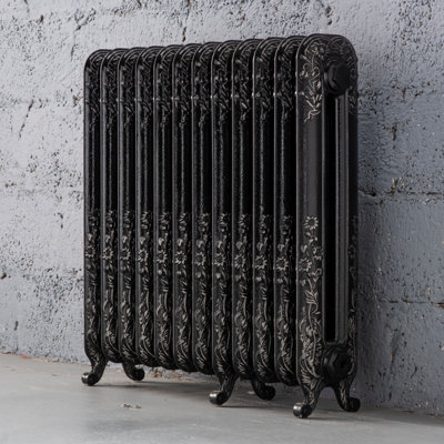 Arroll Daisy Cast Iron Silver 12 Column Radiator(W)814mm X (H)794mm from B&Q