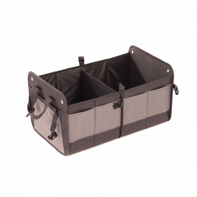 Oypla Foldable Folding Car Boot Storage Organiser Tidy Bag Box from B&Q