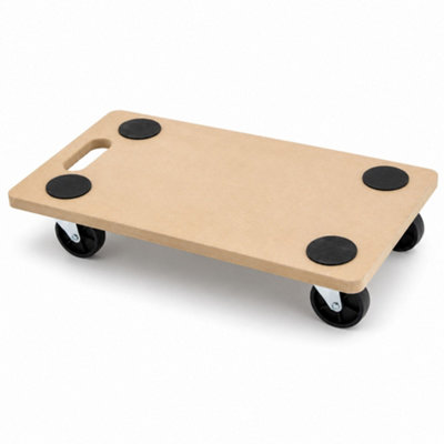 B&Q -  150Kg Wheeled Platform Dolly Furniture Transport Roller Trolley