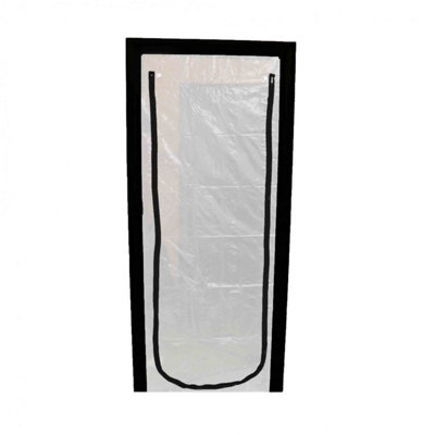 Oypla Heavy Duty Reusable Zip Door Dust Barrier Guard Protection Kit from B&Q