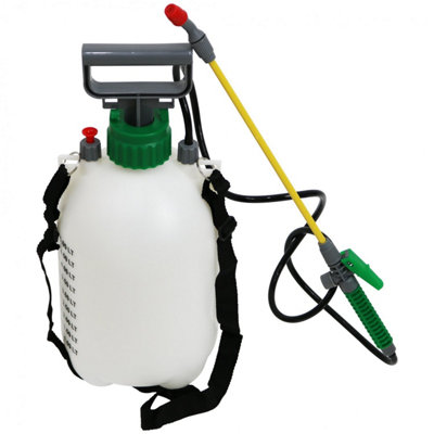 Oypla 5L 5 Litre Pump Action Pressure Crop Garden Weed Sprayer from B&Q