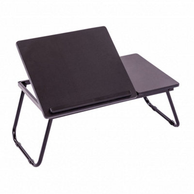 B&Q -  Black Portable Folding Laptop Notebook Computer Table Desk Stand