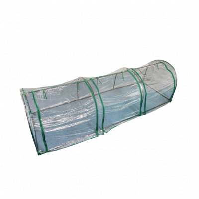 Oypla Large Tunnel Growhouse Garden Plant Greenhouse With Pvc Cover300X100X80Cm from B&Q