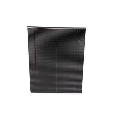 Oypla 120 X 150Cm Pvc Black Home Office Venetian Window Blinds With Fixings from B&Q