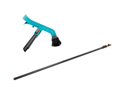 Gardena Combisystem Gutter Cleaning Brush & Telescopic Pole from B&Q