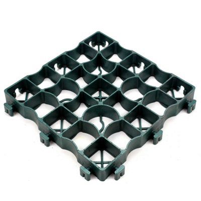 Ecogrid E40 Gravel/grass Paving Grids- Ground Stabilisation Driveway Pathway Tiles (69.33 Square Metre) from B&Q