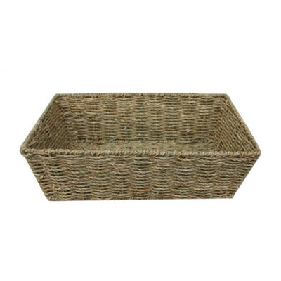 Red Hamper Pt116 Medium Tapered Seagrass Tray from B&Q