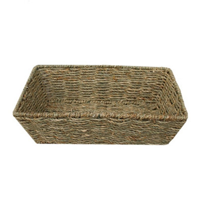 Red Hamper Pt117 Large Tapered Seagrass Tray from B&Q
