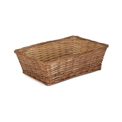 Red Hamper Pt122 Wicker Extra Large Tapered Split Willow Tray from B&Q