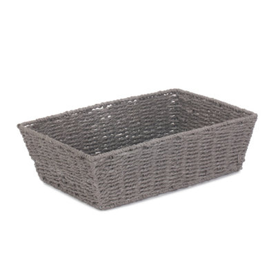 Red Hamper Grey Paper Rope Serving Tray - Grey / 0.6Kg - Image 4