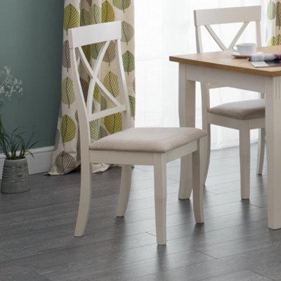 B&Q -  Davenport Dining Chair (Set Of 2)Ivory