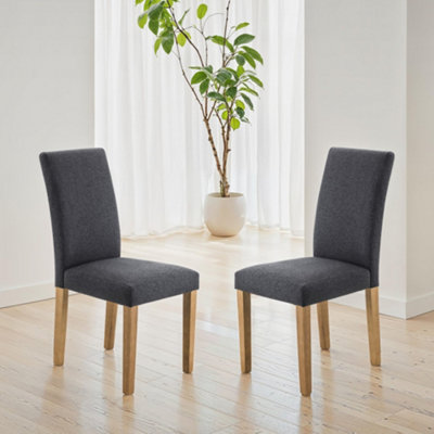 B&Q -  Set Of 2 Hastings Fabric Dining Chairs