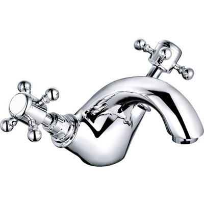 Eliseo Ricci Traditional English Balmoral Basin Mixer Inc. Waste  (1906) from B&Q