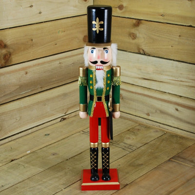 Samuel Alexander Green Christmas Nutcracker Wooden Soldier Decoration Jacket 60Cm