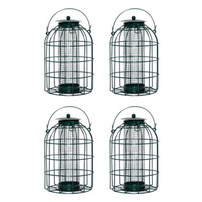 Samuel Alexander Pack Of 4 Wild Bird Hanging Nut Feeder With Squirrel Guard from B&Q