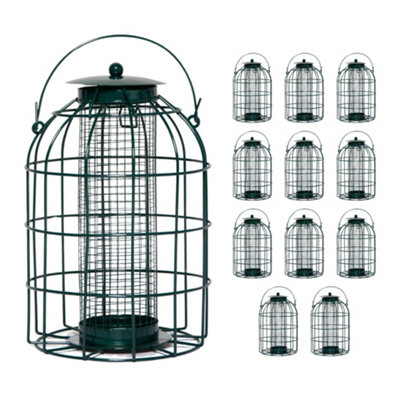 Samuel Alexander Pack Of 12 Wild Bird Hanging Nut Feeder With Squirrel Guard from B&Q