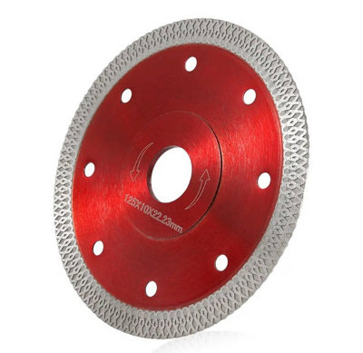 Gobest 115mm 22.2 Bore Super Thin Tile Cutting Diamond Disc Mesh Segment from B&Q