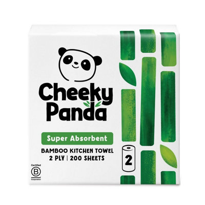 The Cheeky Panda Sustainable Bamboo Kitchen Roll 10 Rolls from B&Q