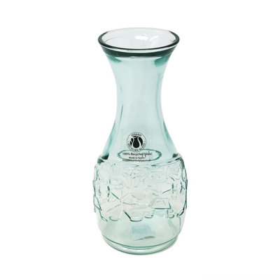 Verano Spanish Ceramics Recycled Glass Creative Entertaining Kitchen Dining Boy & Girl Decanter 1L from B&Q