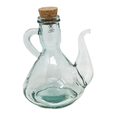 Verano Spanish Ceramics - Glass Cruet with Cork - 250ml - Image 3