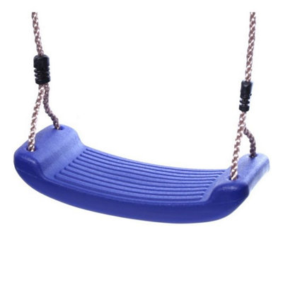 Rebo Swing Seat With Adjustable RopesBlue from B&Q