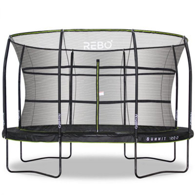 Rebo Summit Oval Trampoline And Safety EnclosureSummit 1200 from B&Q