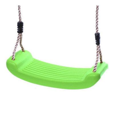 B&Q -  Swing Seat With Adjustable RopesLight Green