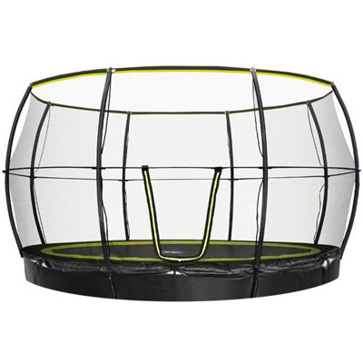 Rebo 12Ft Inground Base Jump Trampoline With Halo Ll Enclosure from B&Q