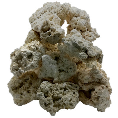 Aquacadabra Aquarium Dry Ocean Reef Rock 20Kg Natural Decorative Aquatic Rock Medium from B&Q