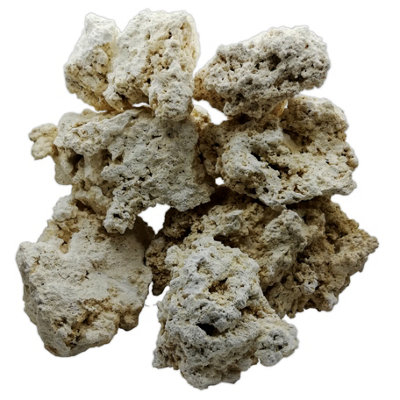 Aquacadabra Aquarium Dry Ocean Reef Rock 20Kg Natural Decorative Aquatic Rock Large from B&Q