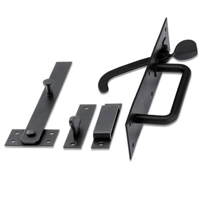 Xfort Black Suffolk Gate Latch
