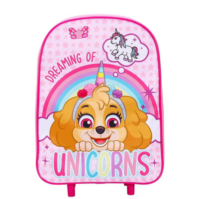 Skye Trolley Foldable Wheeled Cabin Bag Luggage Kids Paw Patrol - Image 3