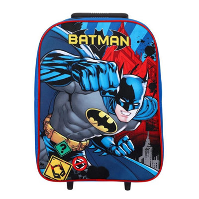 Batman The Dark Knight Wheeled Trolley Bag